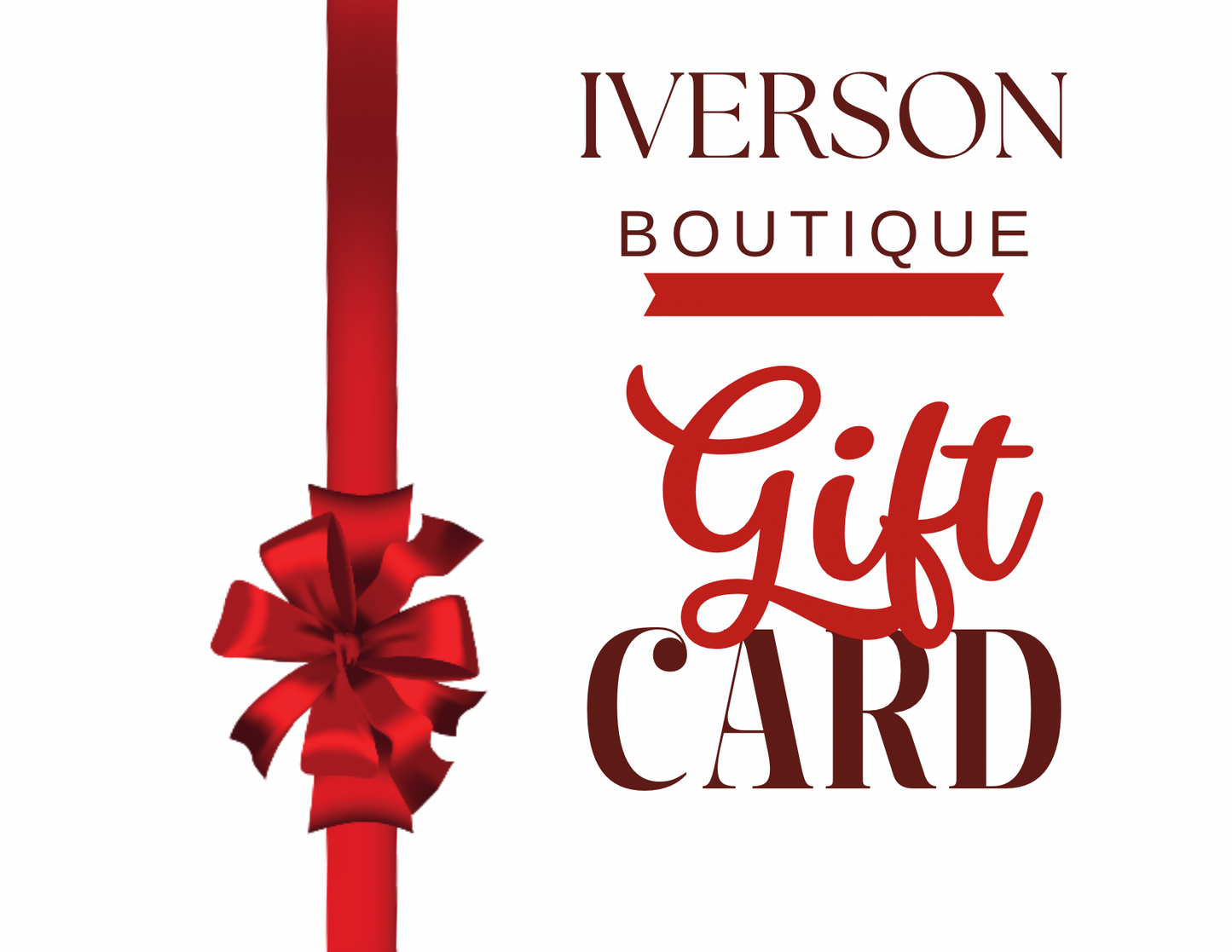 Iverson Boutique E-Gift Card