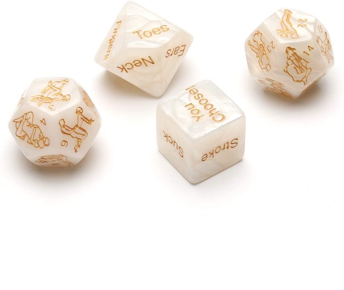 4PCS 𝗡𝗮𝘂𝗴𝗵𝘁𝘆 Dice