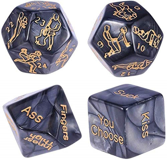 4PCS 𝗡𝗮𝘂𝗴𝗵𝘁𝘆 Dice